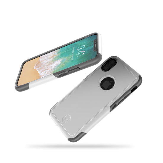 Patchworks Level Aegis iPhone X hoesje Wit