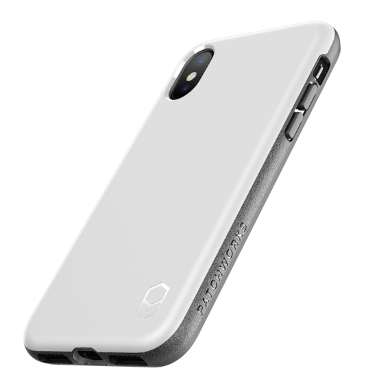 Patchworks Level ITG iPhone X hoesje Wit