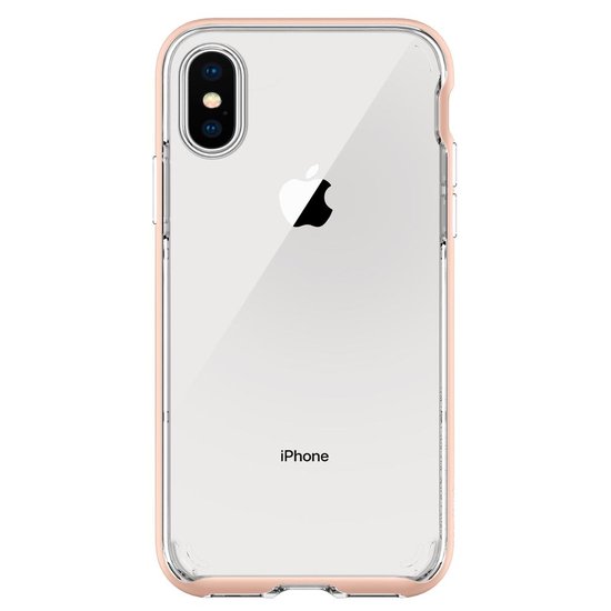 Spigen Neo Hybrid Crystal iPhone X hoesje Blush