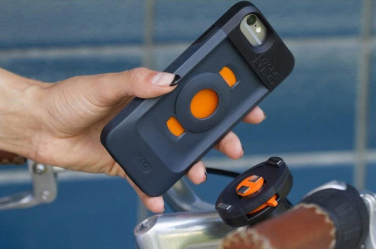 Tigra FitClic Neo iPhone X fietshouder Zwart