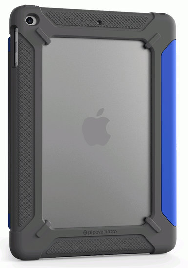 Pipetto Rugged Origami iPad 2018 / 2017 hoesje Blauw