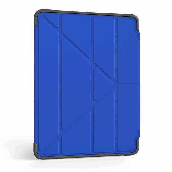 Pipetto Rugged Origami iPad 2018 / 2017 hoesje Blauw