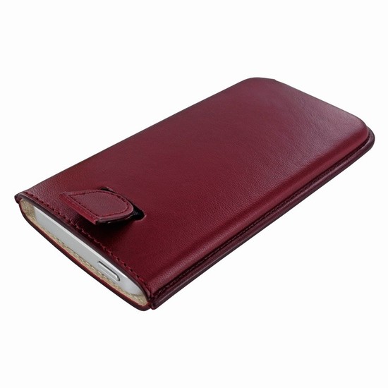 Piel Frama Pull sleeve iPhone 5/5S  Burgundy