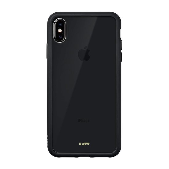 LAUT Accents Glass iPhone Xs Max hoesje Zwart