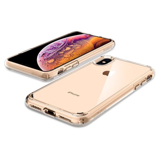 Spigen Ultra Hybrid iPhone X / XS hoesje Doorzichtig