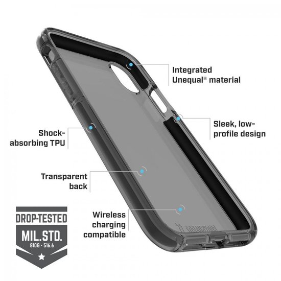 BodyGuardz Ace Pro iPhone XS Max hoesje Zwart