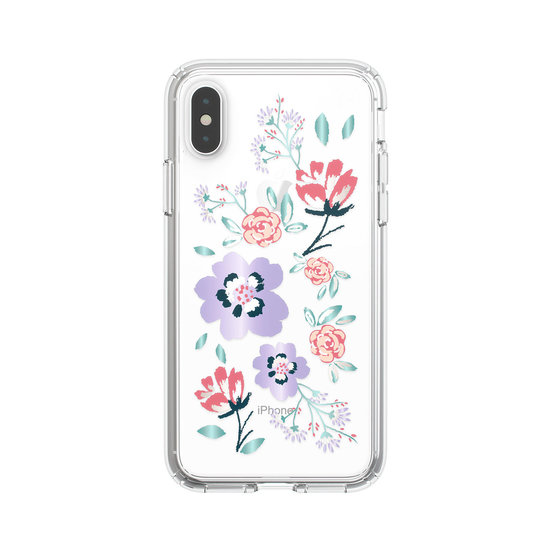 Speck Presidio Clear Print iPhone XS hoesje Canopyfloral