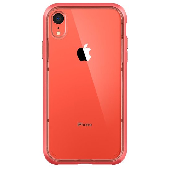 Spigen Neo Hybrid Crystal iPhone Xr hoesje Coral