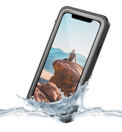 Vizu ExtremeX Waterdicht iPhone XR hoesje Zwart