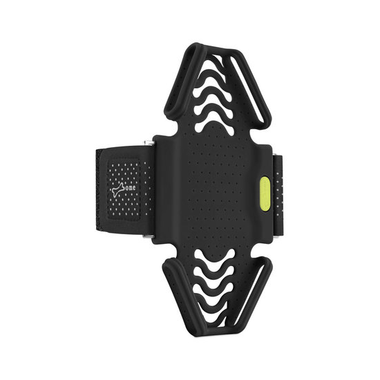 Bone Run Tie universele telefoon Sport armband Large Zwart