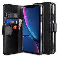 Melkco Wallet iPhone XR hoesje Zwart