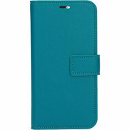 Mobiparts Saffiano Wallet iPhone 11 Pro hoesje Turquoise