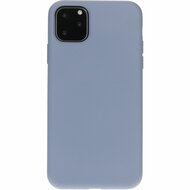 Mobiparts Silicone iPhone 11 Pro hoesje Grijs