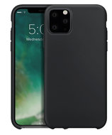 Xqisit Silicone iPhone 11 Pro hoesje Zwart