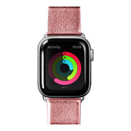 LAUT Metallic Leather Apple Watch 40 mm bandje Rose