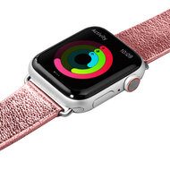 LAUT Metallic Leather Apple Watch 40 mm bandje Rose