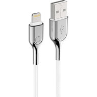 Cygnett Armoured Braided Lightning USB kabel 2 meter Wit