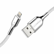Cygnett Armoured Braided Lightning USB kabel 2 meter Wit