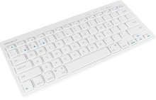 Macally Compact bluetooth draadloos toetsenbord Wit