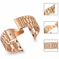 TechProtection Roestvrijstaal Apple Watch 49 / 45 / 44 mm bandje Rose Gold