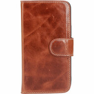 Mobiparts Excellent Wallet iPhone 12 mini hoesje Cognac