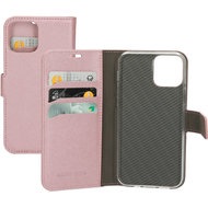 Mobiparts Saffiano Wallet iPhone 12 Pro / iPhone&nbsp;12 hoesje Rose