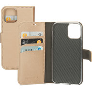 Mobiparts Saffiano Wallet iPhone 12 Pro / iPhone 12 hoesje Copper