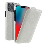 Melkco Leather Jacka iPhone iPhone 12 Pro Max hoesje Wit