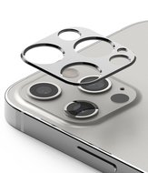 Ringke aluminum Camera iPhone 12 Pro beschermer Zilver