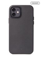 Decoded Leather MagSafe backcover iPhone 12 mini hoesje Zwart
