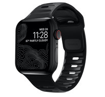 Nomad Sport FKM Apple Watch 49 / 45 / 44 mm bandje zwart