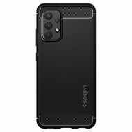 Spigen Rugged Armor Galaxy A72 hoesje Zwart