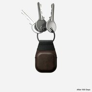 Nomad AirTag Leather KeyChain Bruin