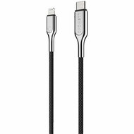 Cygnett Armoured Braided Lightning USB-C kabel 10 centimeter Zwart