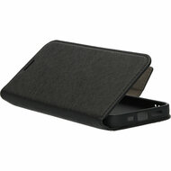Mobiparts Saffiano Wallet iPhone 13 hoesje Zwart