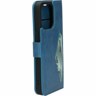 Mobiparts Classic Wallet iPhone 13 Pro hoesje Blauw