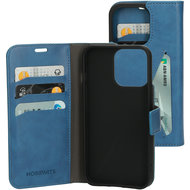Mobiparts Classic Wallet iPhone 13 Pro Max hoesje Blauw