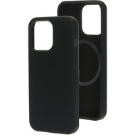 Mobiparts Silicone MagSafe iPhone 13 Pro hoesje Zwart