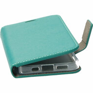 Mobiparts Saffiano Wallet iPhone 13 hoesje Groen