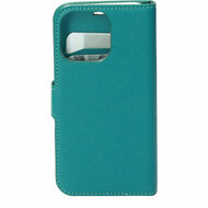 Mobiparts Saffiano Wallet iPhone 13 Pro hoesje Groen