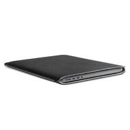 Woolnut Leather sleeve MacBook Pro 14 inch hoesje Zwart