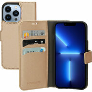 Mobiparts Saffiano Wallet iPhone 13 Pro hoesje Koper