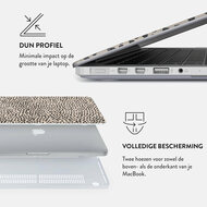 Burga MacBook Pro 14 inch hardshell Almond Latte