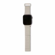 Decoded Traction Leather Apple Watch 41 / 40 mm bandje Clay