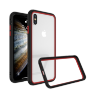 RhinoShield CrashGuard NX iPhone XS bumper hoesje Zwart Rood