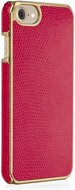 Pipetto Leather Snap iPhone 7 hoesje Cerise Lizard