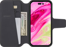 LAUT Urban Folio iPhone 14 Pro hoesje zwart