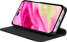 LAUT Prestige Folio iPhone 14 Pro hoesje zwart 