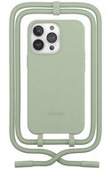 Woodcessories Change iPhone 14 Pro hoesje met koord groen
