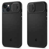 Spigen Optik Armor MagSafe iPhone 14 Plus hoesje zwart